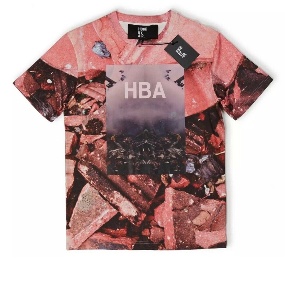 HBA- HOOD BY AIR - “OVERCOME” Tee